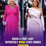 Melania Trump Turns Heads in a Pale Pink Dress at State Dinner with Queen Camilla and King Charles III
