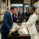 Part 2 The high-pitched ring of the phone speaker bled into the quiet boutique air, right alongside Bradley Thornton’s sharp, demanding breath. He held his phone at an angle, his eyes fixed on Amara with a heavy, unblinking glare as he waited for the dispatch line to connect.